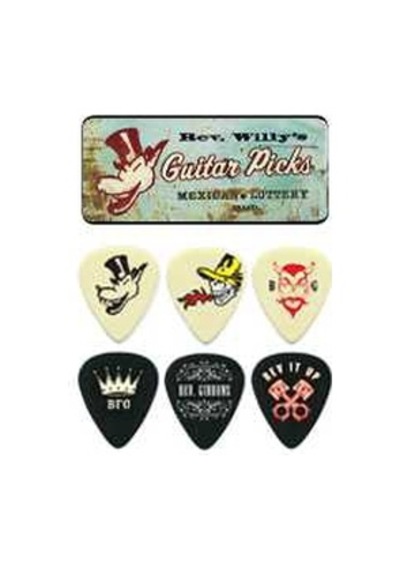 Jim Dunlop Rev Willy Assorted 6lı Pena Seti Medium