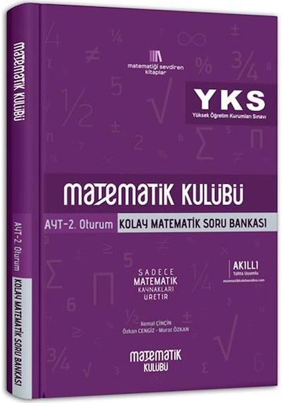 Matematik Kulübü Yayınları Ayt Kolay Matematik Soru Bankası