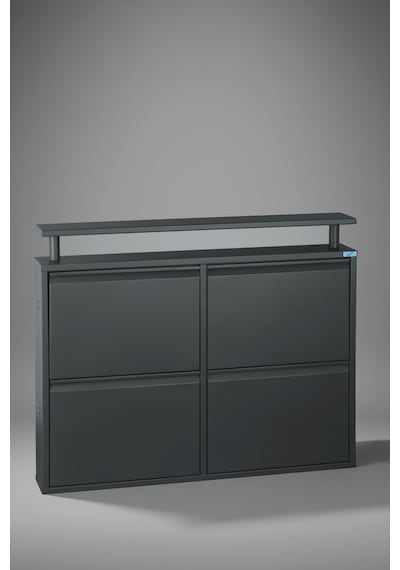 Lıccıa Metal Ayakkabılık 2 Li Yatay Model Antrasit Lıccıa Metal Ayakkabılık 2 Li Yatay Model Antrasit