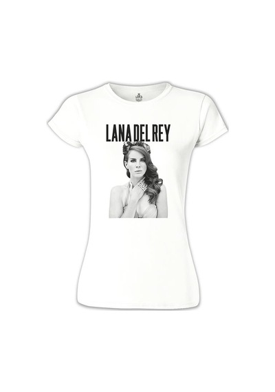 Lana Del Rey Beyaz Kadın Tshirt 001
