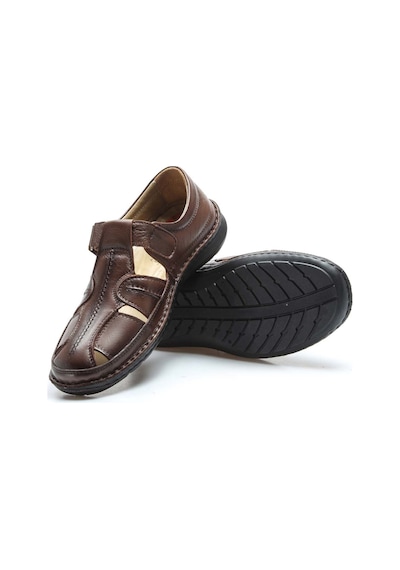 Fast Step Hakiki Deri Erkek Klasik Sandalet 662ma119b 001