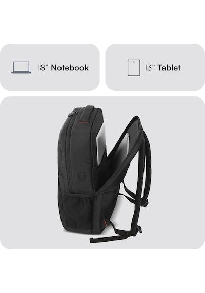 Mack Mcc-807 18 Business X Notebook Sırt Çantası Siyah siyah