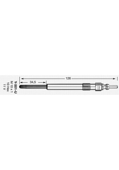 Ngk 4187 Kızdırma Bujisi Y501u A4 A6 A8 97-05 Superb 02-08 Passat 98-05 2.5tdı Afb Akn Bau Bdh Aym Ake 059963319a