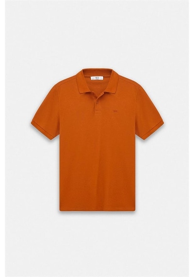 Süvari Açık Kahve Regular Düz Baskısız Pike Düğmeli Polo Yaka Tişört Ts1014000471-kh7 Kahverengi