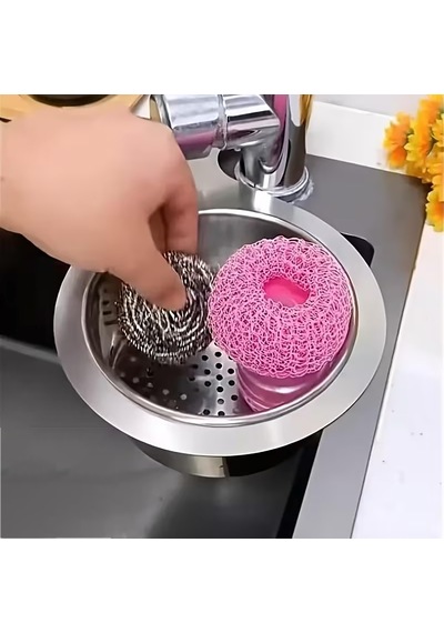 Promosyonca Paslanmaz Çelik Evye Süzgeç Sepeti, Lavabo İçi Yemek