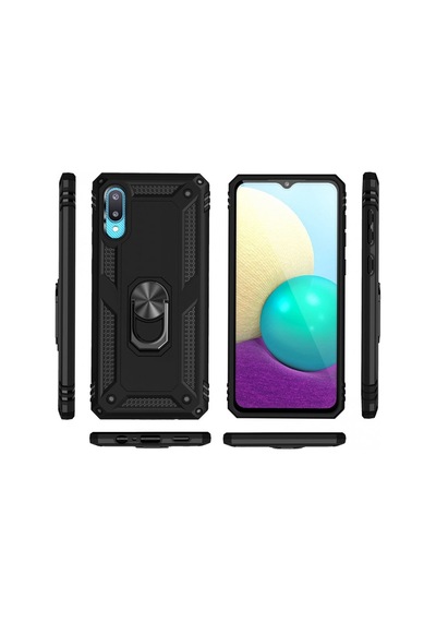 Samsung Galaxy Uyumlu A02 Kilif Sofya Yüzüklü Standli Korumali Kilif 509878572