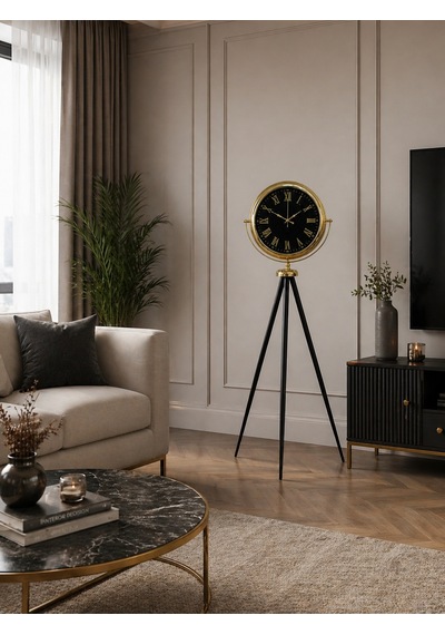 Gold Asalet Tripod Ayaklı Saat Asalet Serisi