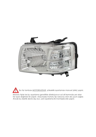 Leoparts Ford Ranger Far Lambası Sol Motorsuz 2007-2009 Ur87-51-0l0d