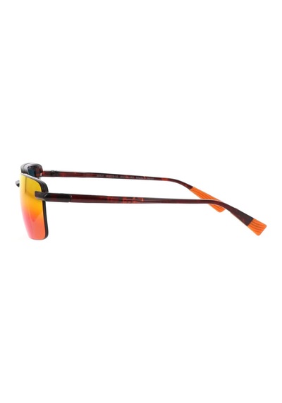 Maui Jim Mj 0626s 002 10 61 Polarize Unisex Dikdörtgen Kırçıllı Kırmızı Kemik Güneş Gözlüğü Kırmızı