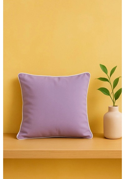 Lila Kırlent Kılıfı 45x45 Dekoratif Modern Kırlent Çok Renkli