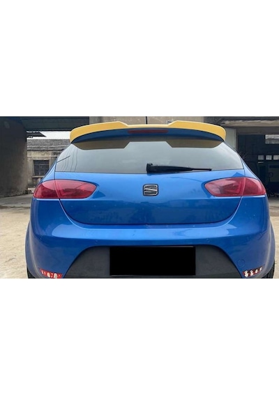 Seat Leon Mk2.5 Hb Cam Üstü Spoyler 2009 2012 Parlak Siyah