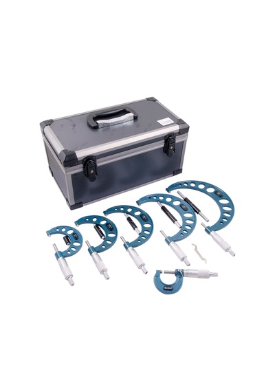 Dasqua 0-6'' 6 Parça Mekanik Mikrometre Seti 0.001'' 4112-0216