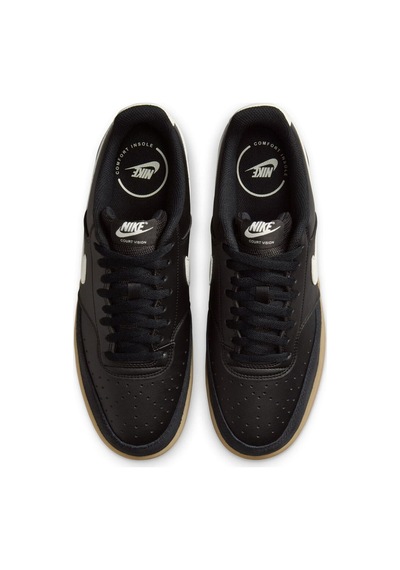 Nike Court Vision Low Erkek Siyah Sneaker Ayakkabı Siyah