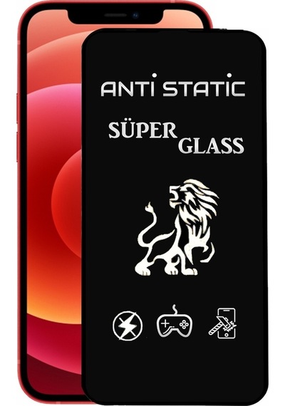 Apple Uyumlu   iPhone 12 Mini Tam Kaplayan Anti Statik Dayanıklı Süper Cam Ekran Koruyucu