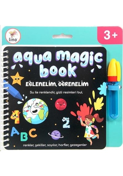 Lino Aqua Magic Book Eğlenelim, Öğrenelim (sihirli Boyama Kitabı) TFL-1004
