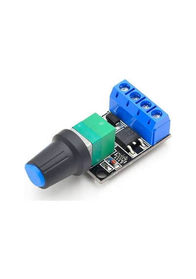 5V/16V 10A Mini DC Motor Sürücü Hız Kontrol Devresi 0-100% Pot Kontrollü Pwm Açma Kapama Butonlu