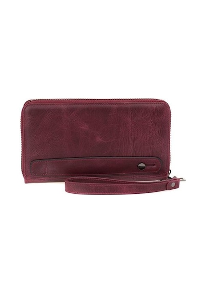 Bilik Deri Bordo Unisex Portföy & Clutch Çanta Ar P-706-cr Acı Kahverengi