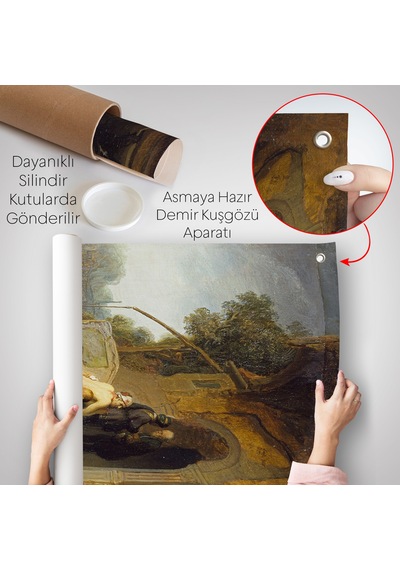 Rembrandt - İyi Samiriyeli Duvar Örtüsü - The Good Samaritan-7430