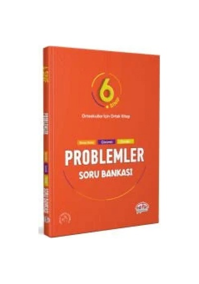 6.Sınıf Problemler Soru Bankası -  Editör