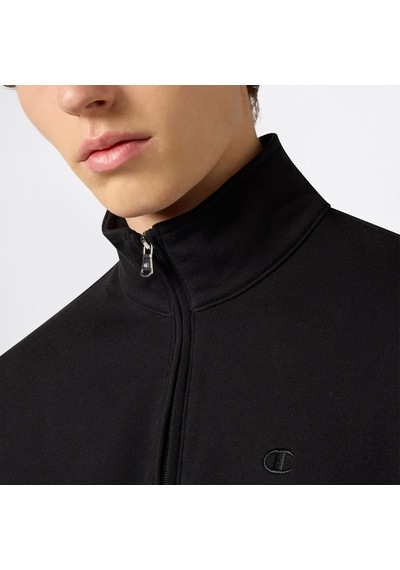 Champion Half Zip Erkek Siyah Sweatshirt 222044 Çok Renkli