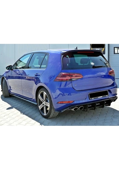 Vw Golf 7,5 R Tampon Flap Flaplar Splitter Bıçak 2017-2019