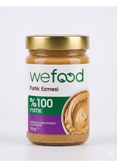 Wefood %100 Fıstık Ezmesi 300g