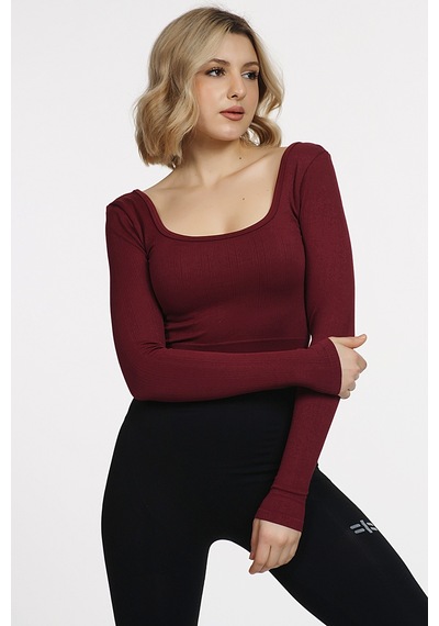 Doremi Seamless Straplez Uzun Kollu Fitilli Büstiyer 001