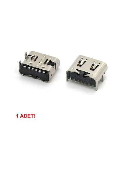 Type-c Usb Soket 6 Pin Smd Usb 3.1 Cep Telefonu Elektronik Cihaz Usb Port Konnektör Şarj Soketi Dişi