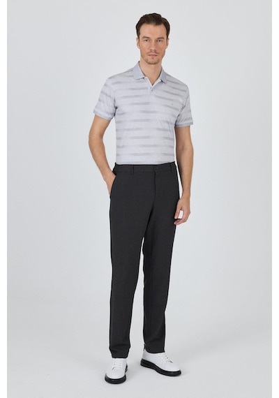 İmza Koyu Antrasit Esnek Yandan Cepli Casual Standart Fit Jogger Pantolon 1003250119 Koyu Antrasit