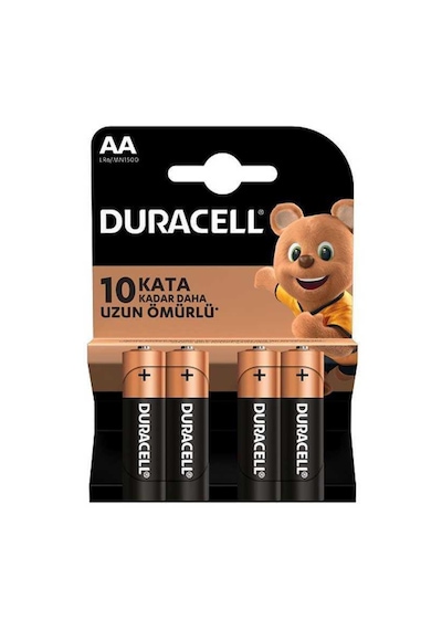 Duracell Alkalin Pil Aa 4'' Lü Paket
