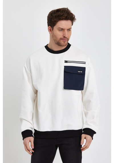 Alexander Gardi Alexandergardı Cep Detaylı Sweatshirt E23-75500 001