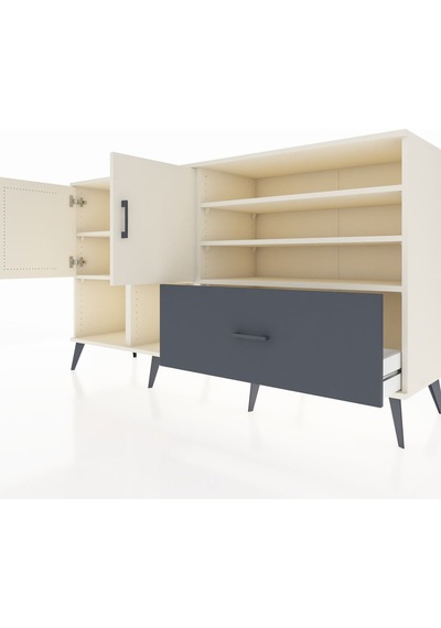 Hyperion Konsol 7 Raflı Tek Çekmeceli 2 Kapaklı 176x44x99 Aytaşı- Aytaşı-aytaşı/antrasit Hyperion Konsol 7 Raflı Tek Çekmeceli 2 Kapaklı 176x44x99 Aytaşı- Aytaşı-aytaşı/antrasit