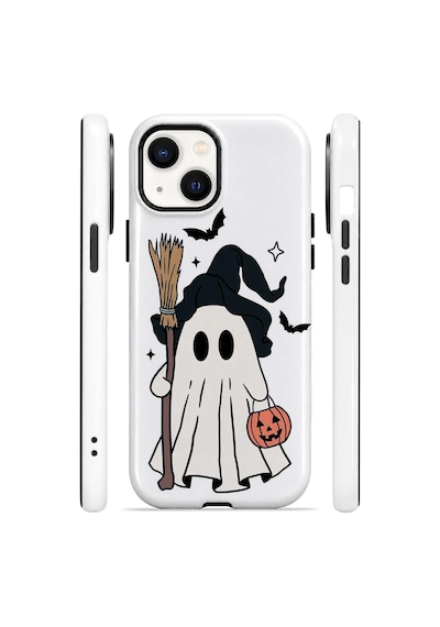 Velvoria Valestra Little Witch Ghost Apple iPhone Uyumlu 14 Darbe Korumalı Kılıf Valestra Select - Little Witch Ghost