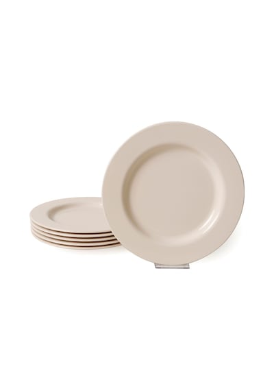 Keramika Krem Assos Servis Tabağı 28 Cm 6 Adet 030 Krem