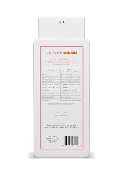 Native Dunkin Strawberry Frosted Vücut Şampuanı 532ml Çilek