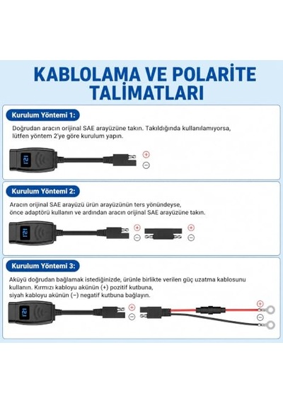 Motosiklet Hızlı Şarj Cihazı 12v-24v Su Geçirmez Çift Usb Type-c Pd Hızlı Şarj Portu Gidon Bağlantılı Telefon Tablet Şarj Adaptörü, Motosiklet, Bisiklet, Atv, Tekne, Motor Aksesuarı Mt4