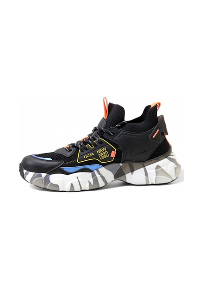 Guja 24y568 Trend Deri Erkek Sneaker Siyah