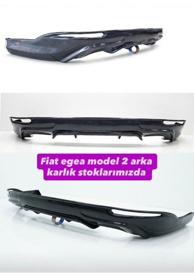 Fiat Egea Sedan Arka Ek Karlık Plastik Boyasız Bodykit Model 2