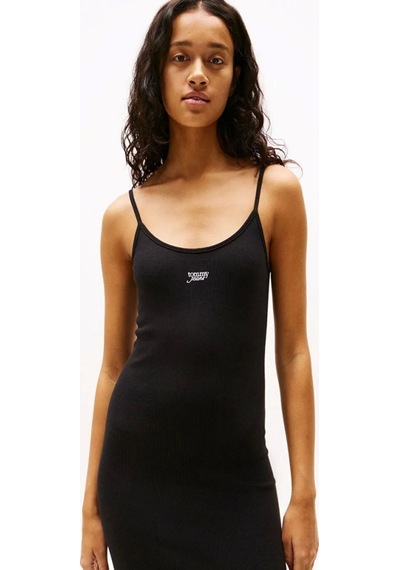 Tommy Hilfiger Tjw Scrıpt Strap Mıdı Dress Ext Çok Renkli