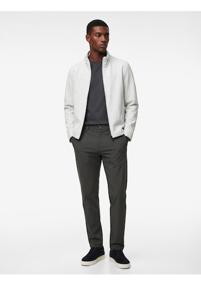 Koton Normal Bel Cepli Düğmeli Slim Fit Non Iron Esnek Kumaş Pantolon Antrasit 6sam40085hw