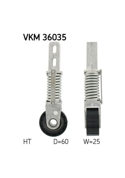 Skf Vkm 36035 Alternator Gergı Rulmanı Kollu Megane 1,9dcı Scenıc 1,9d 99 03 Espace Iıı F9q