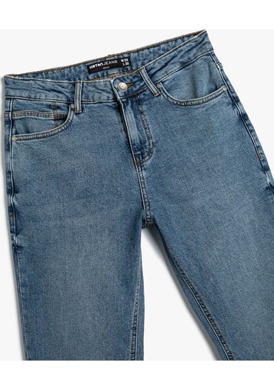 Koton Slim Fit Kot Pantolon - Brad Jean Açık İndigo 4wam40354nd 4WAM40354ND600 Açık İndigo Koton Slim Fit Kot Pantolon - Brad Jean Açık İndigo 4wam40354nd 4WAM40354ND600 Açık İndigo