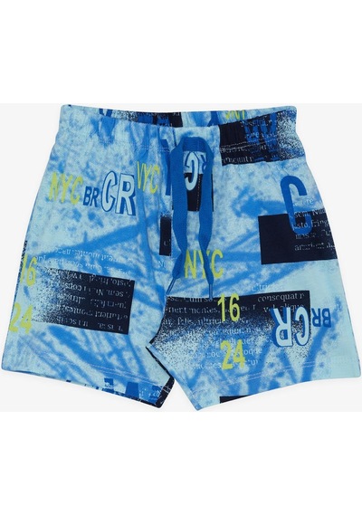 Breeze Girls & Boys Erkek Bebek Şort Bağcık Aksesuarlı Yazı Baskılı 9 Ay-3 Yaş, Mavi-mavi Mavi Breeze Girls & Boys Erkek Bebek Şort Bağcık Aksesuarlı Yazı Baskılı 9 Ay-3 Yaş, Mavi-mavi Mavi