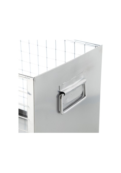 Mudo Home Rıver Metal Düzenleyici 38x23x24 Gri