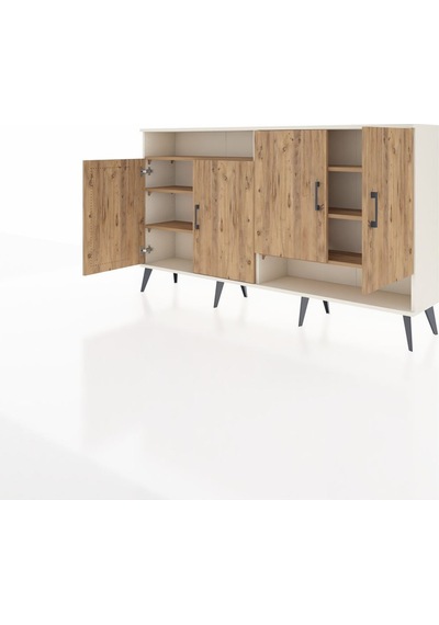 Arges Konsol 6 Raflı 4 Kapaklı 176x30x99 Aytaşı-çam Atlas Çam/atlas Çam - Aytası Arges Konsol 6 Raflı 4 Kapaklı 176x30x99 Aytaşı-çam Atlas Çam/atlas Çam - Aytası