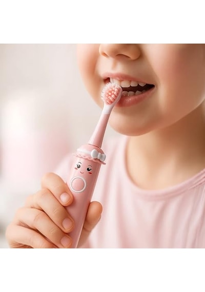 Ayrex Mioji Oral B2 Kids Care Şarj Edilebilir Diş Fırçası Pembe + 4 Adet Fırça Başlık Diğer