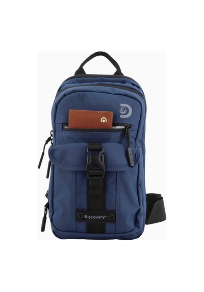 Discovery Shield Rfıd Korumalı Sürdürülebilir Sling Sırt Çantası Mavi 2
