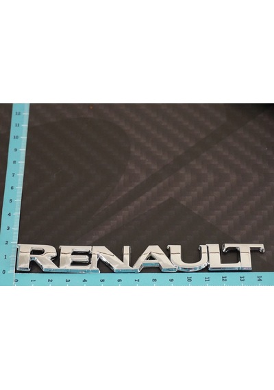 Renault Bagaj 3M 3D Krom Abs Logo Amblem