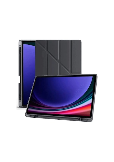 Samsung Galaxy Uyumlu - X510 Tab S9 Fe 11 Kılıf Kalemlikli Mars Tablet Kılıfı - Siyah - 100 Diğer