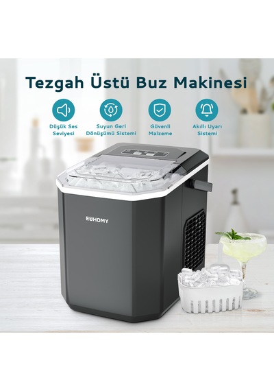 Bullet Kapsül Taşınabilir Buz Makinesi, Otomatik Temizleme, Hızlı Buz Yapma, Im011-bbl